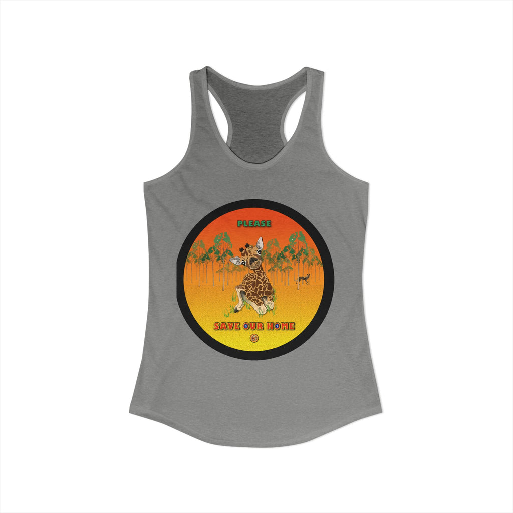 Save Giraffes Critically EndangeredTank Top