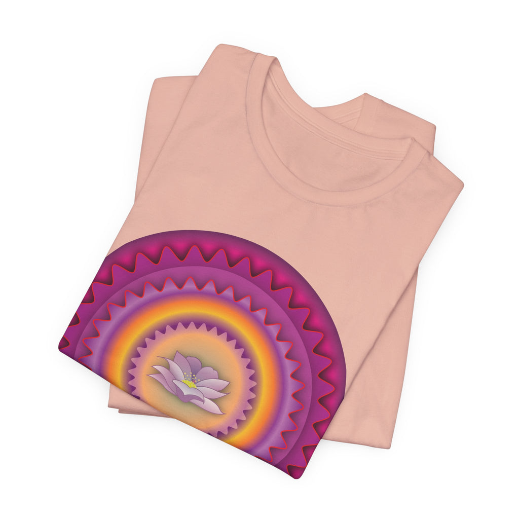 Lotus Petal Art Unisex Softstyle Tee