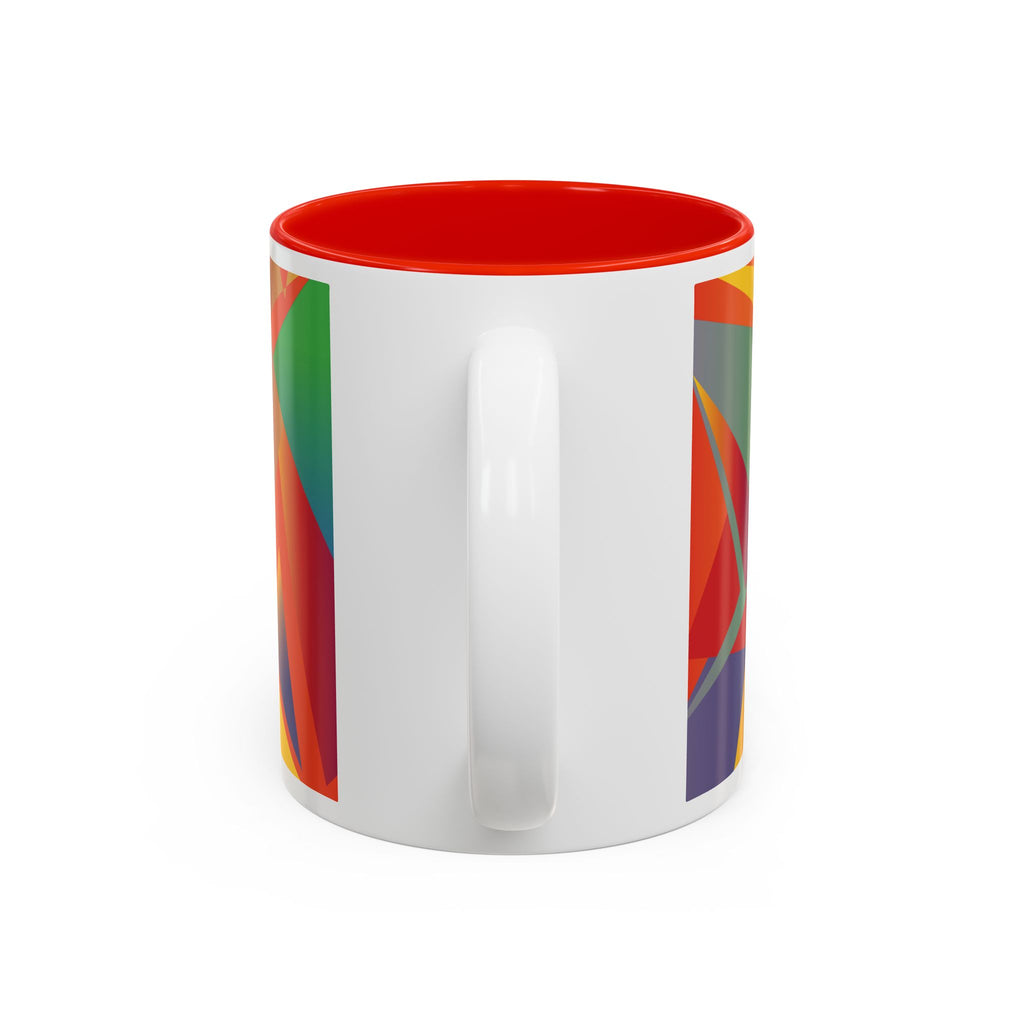 Frog Earth Bubble — Two-Tone Coffee Cup (11oz)