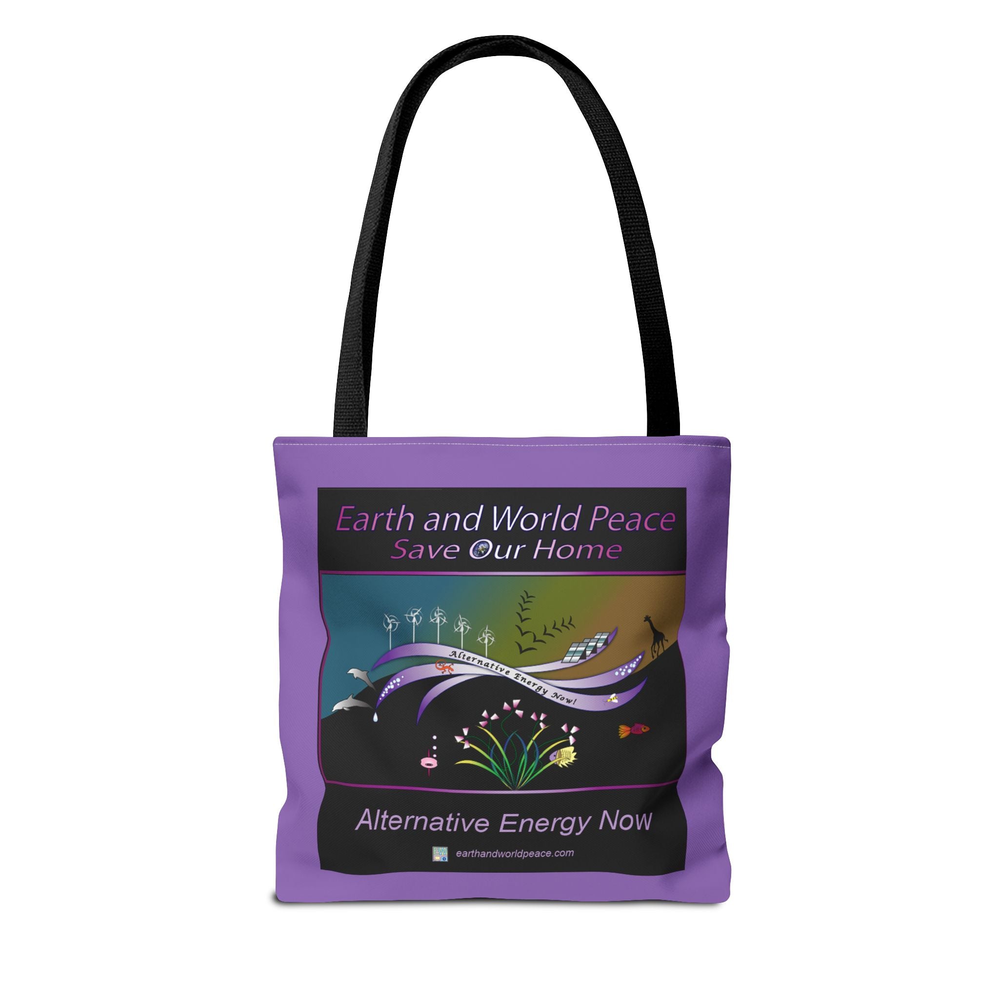 Alternative Energy Purple Tote