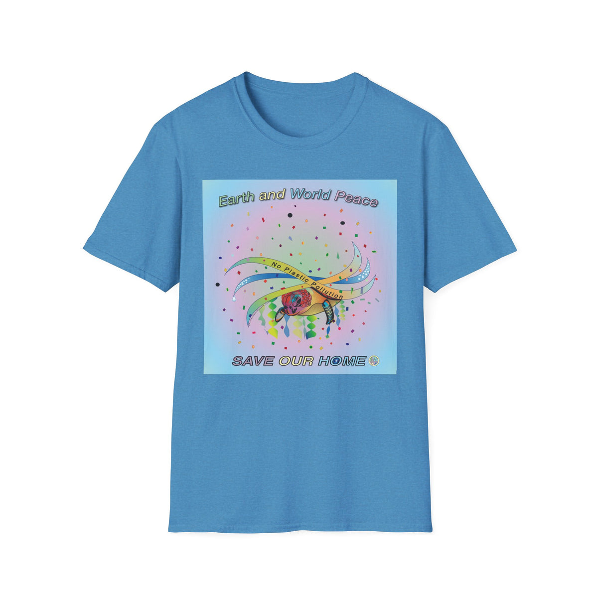 Plastic Pollution Turtle T-Shirt