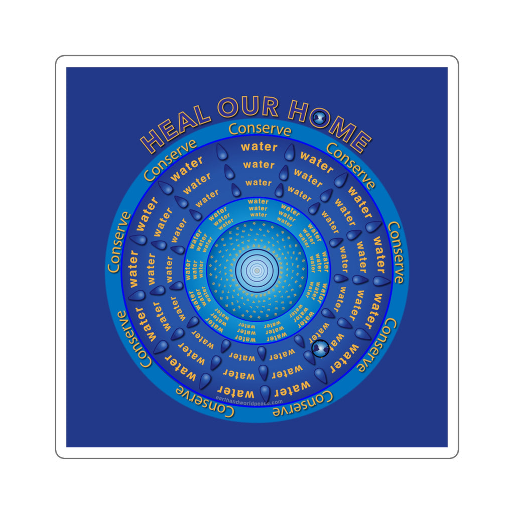 Conserve Water Sticker