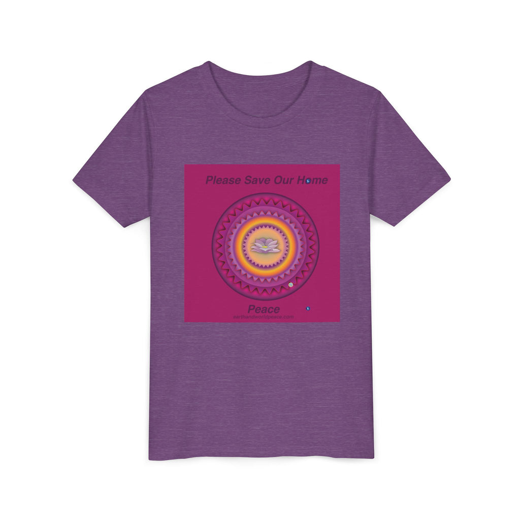 Peace Lotus & Petals Youth Tee
