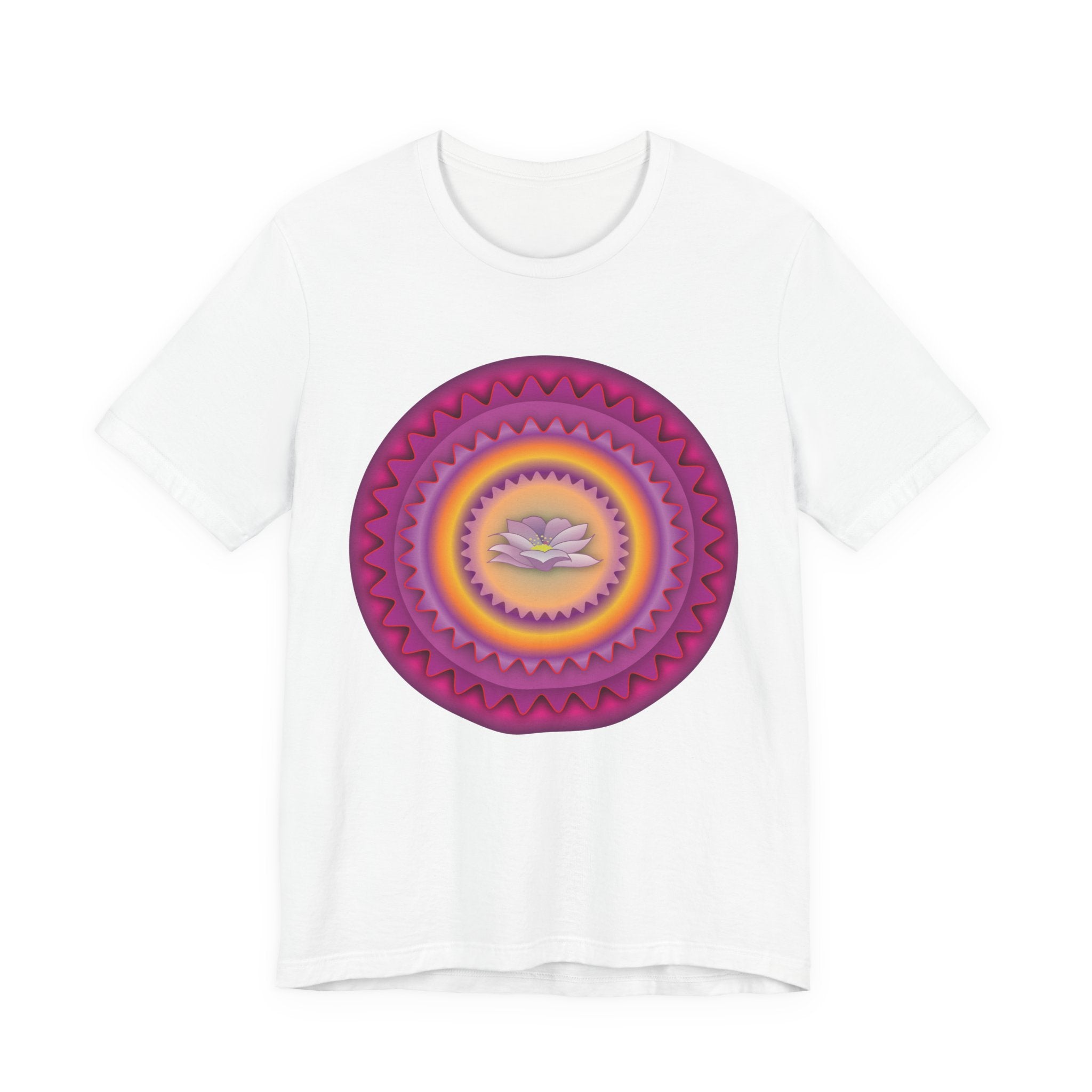 Lotus Petal Art Unisex Softstyle Tee