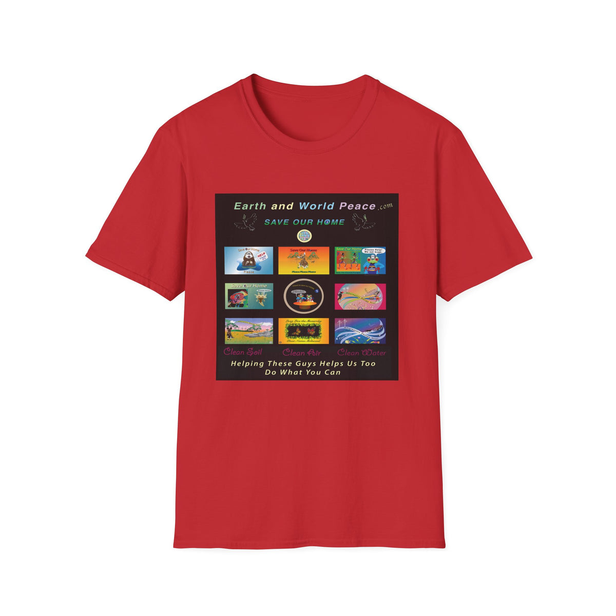 Helping Them Helps Us Unisex Softstyle T-Shirt