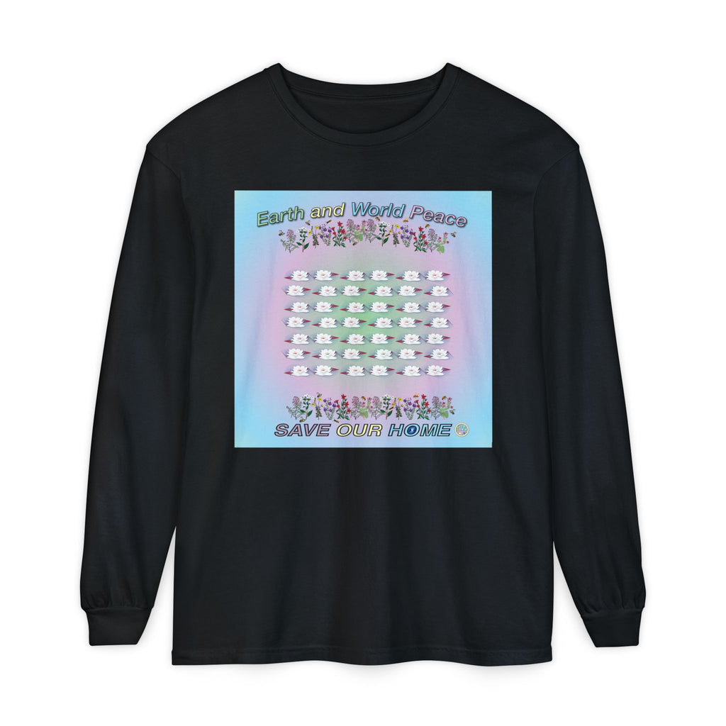 Lotus Flowers Long Sleeve Tee