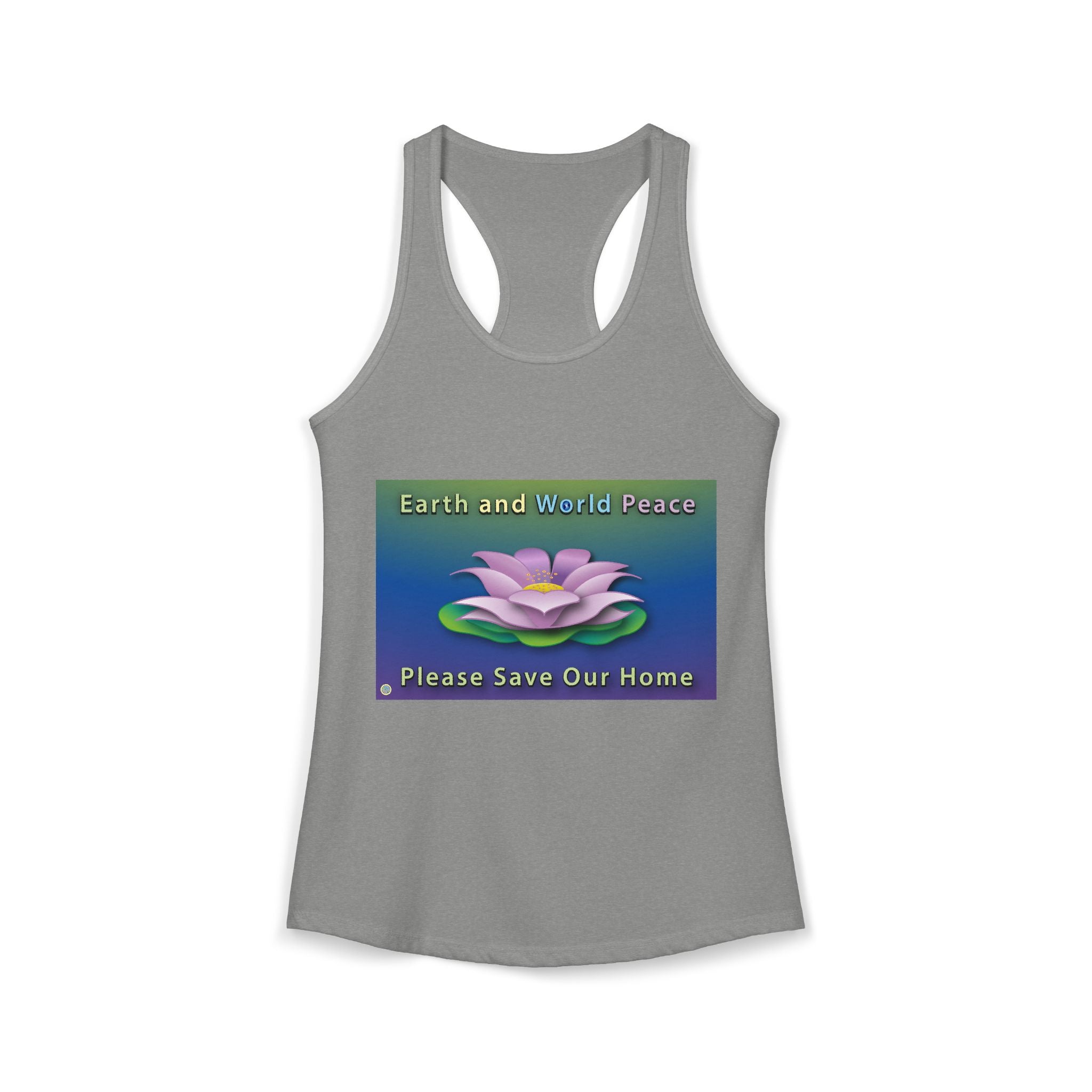 Floating Lotus Racerback Tank