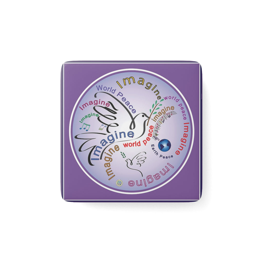 Imagining World Peace - 2" Porcelain Magnet
