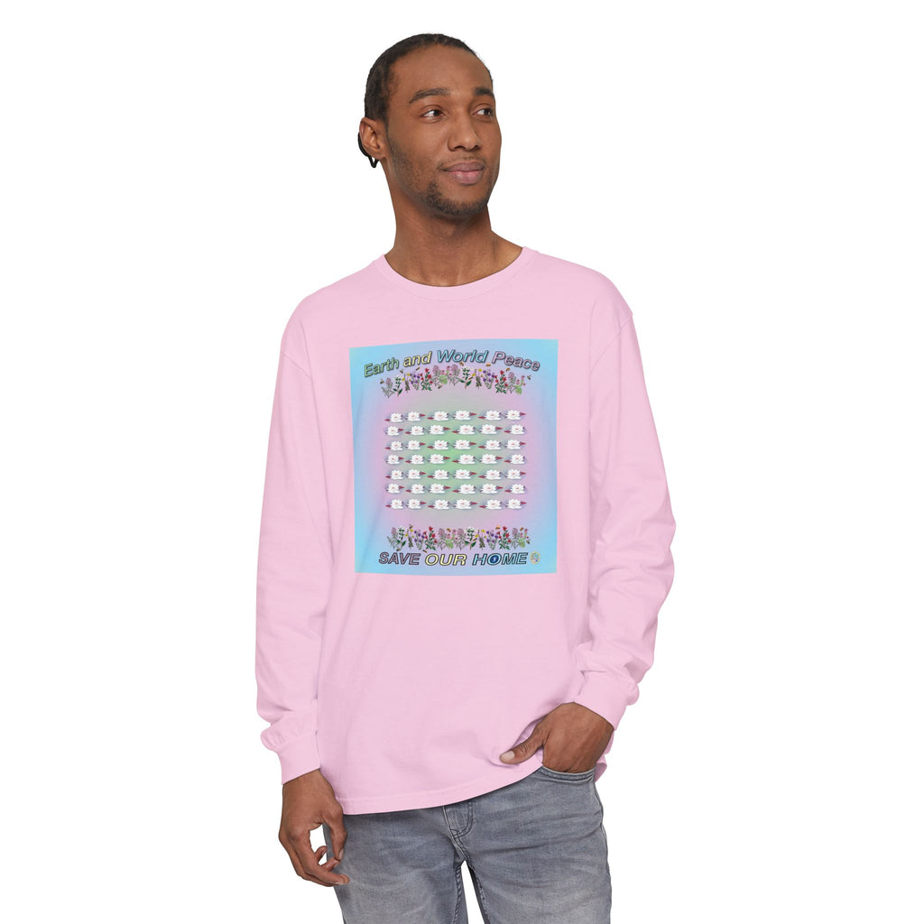 Lotus Flowers Long Sleeve Tee