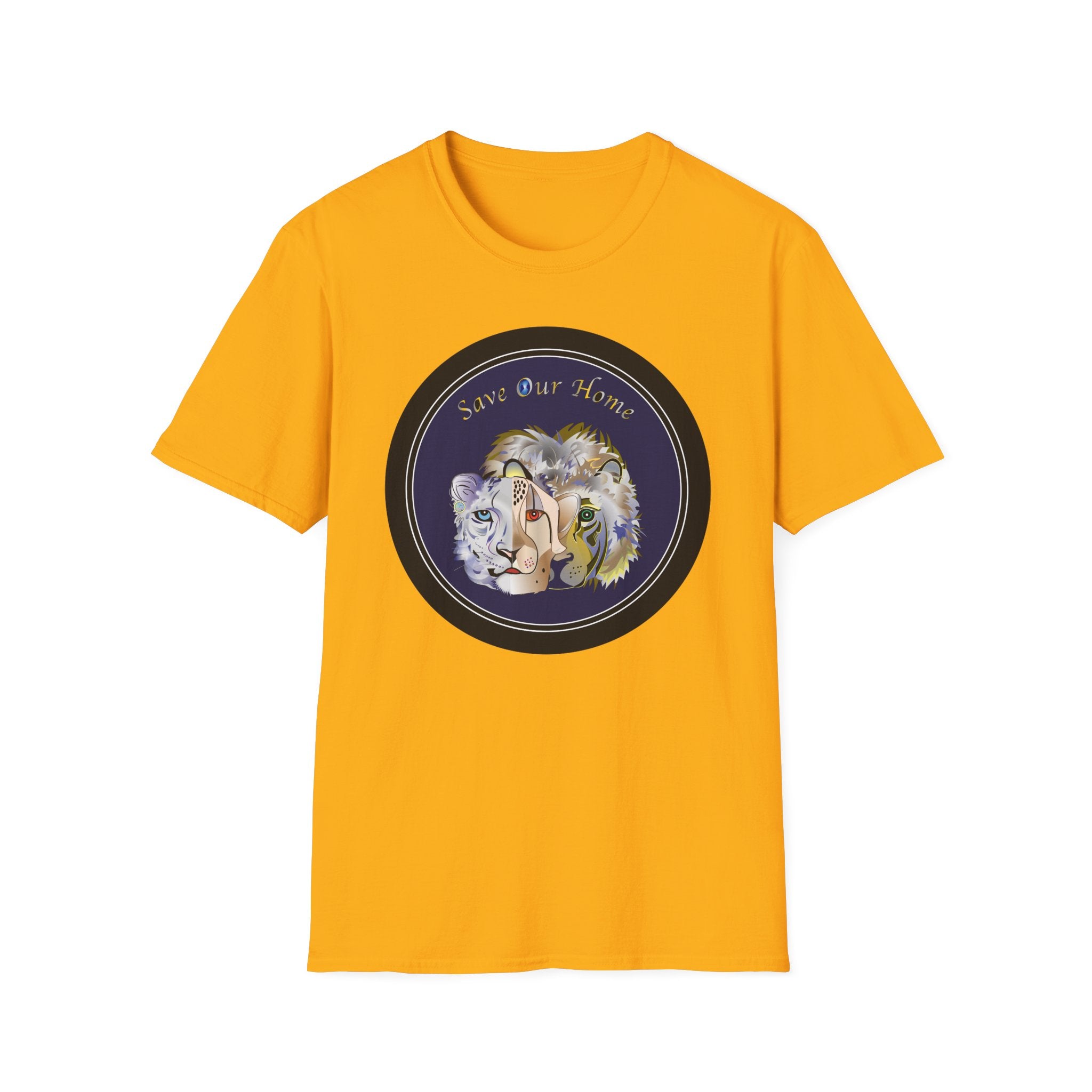 Cat Trio Unisex Softstyle T-Shirt