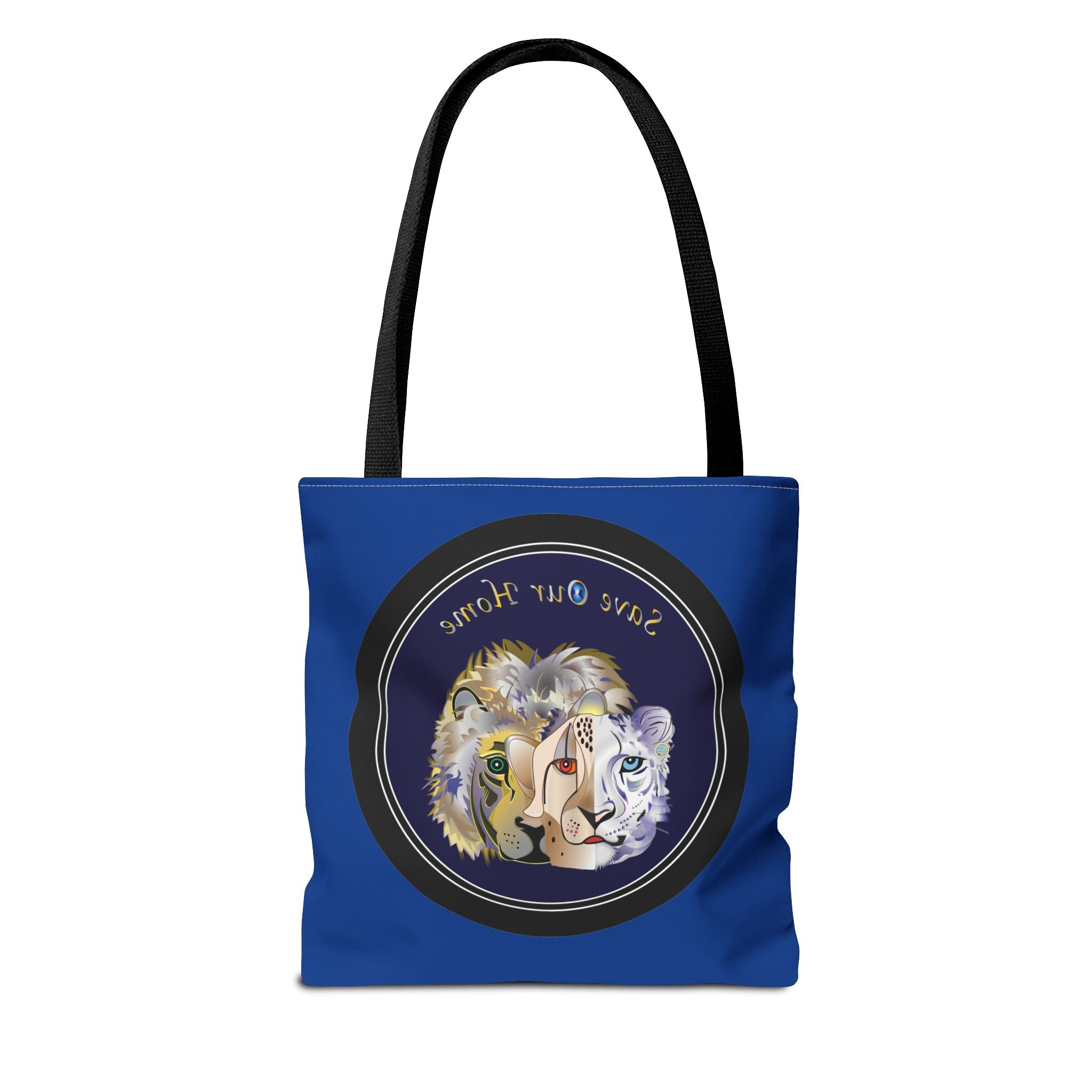 Cat Trio Save Our Home Blue