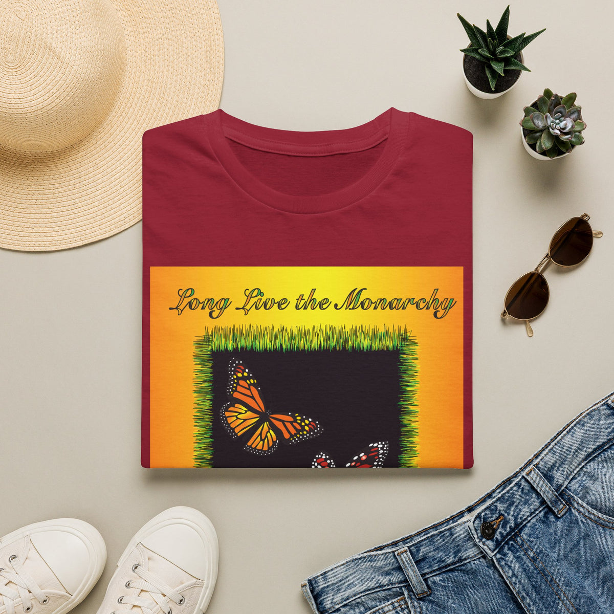 Long Live the Monarchy Butterfly Shirt