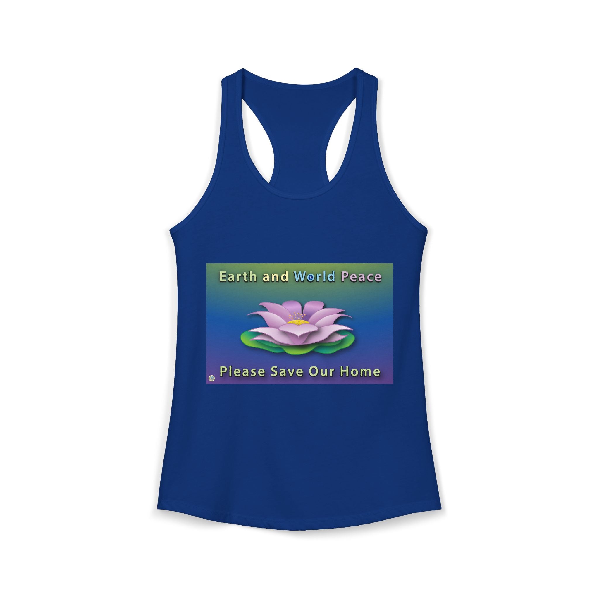Floating Lotus Racerback Tank