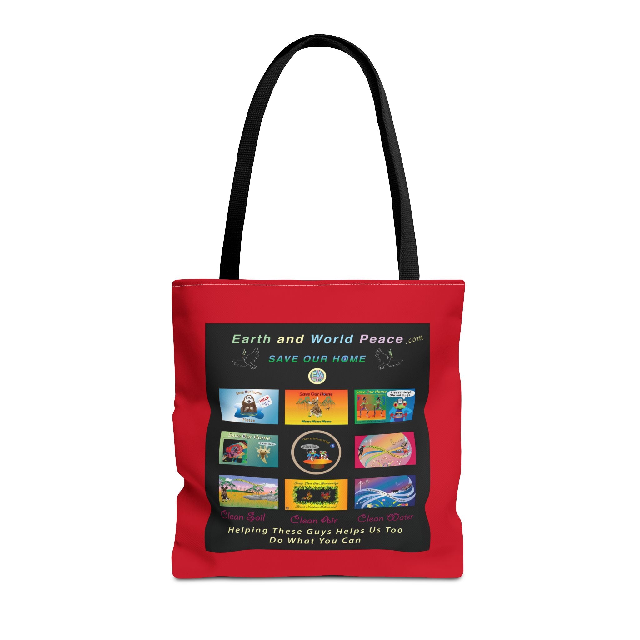 Endangered Species Alternative Energy Red Tote