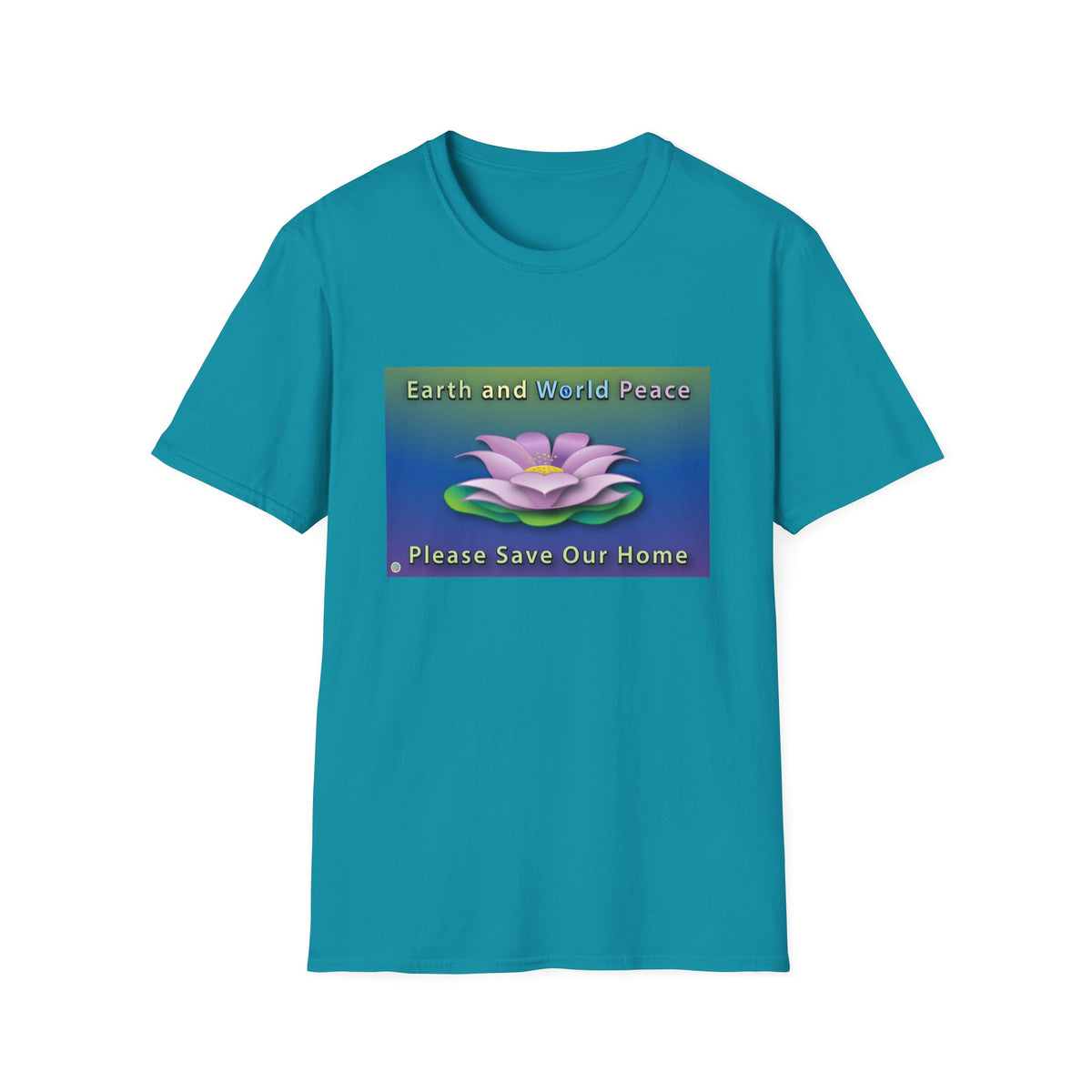 Floating Lotus Unisex Softstyle Tee
