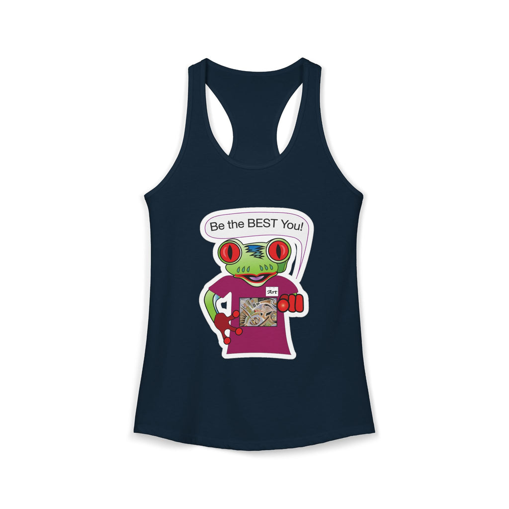 Frog Sticker Tank Tops Be the Best You Can Be