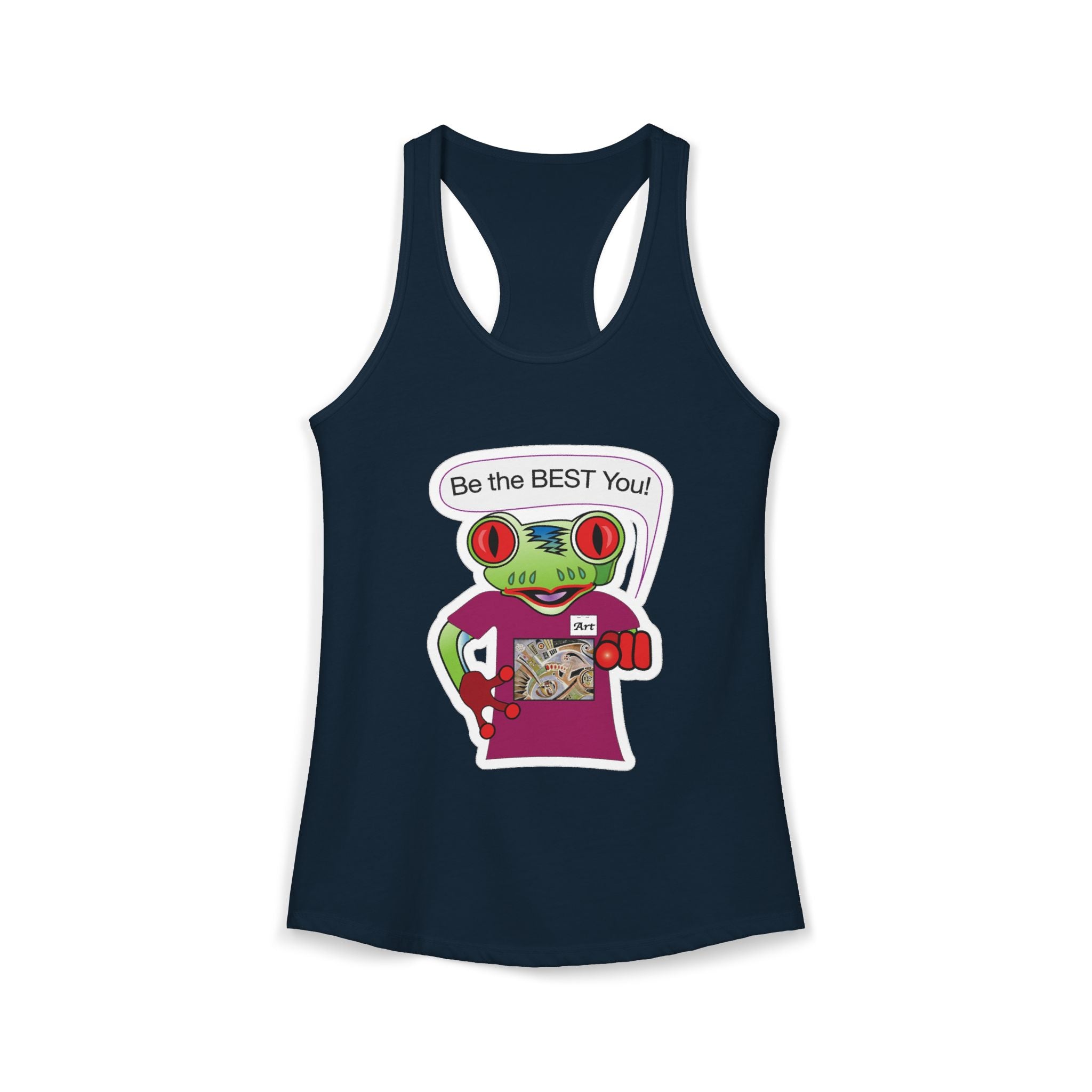 Frog Sticker Tank Tops Be the Best You Can Be