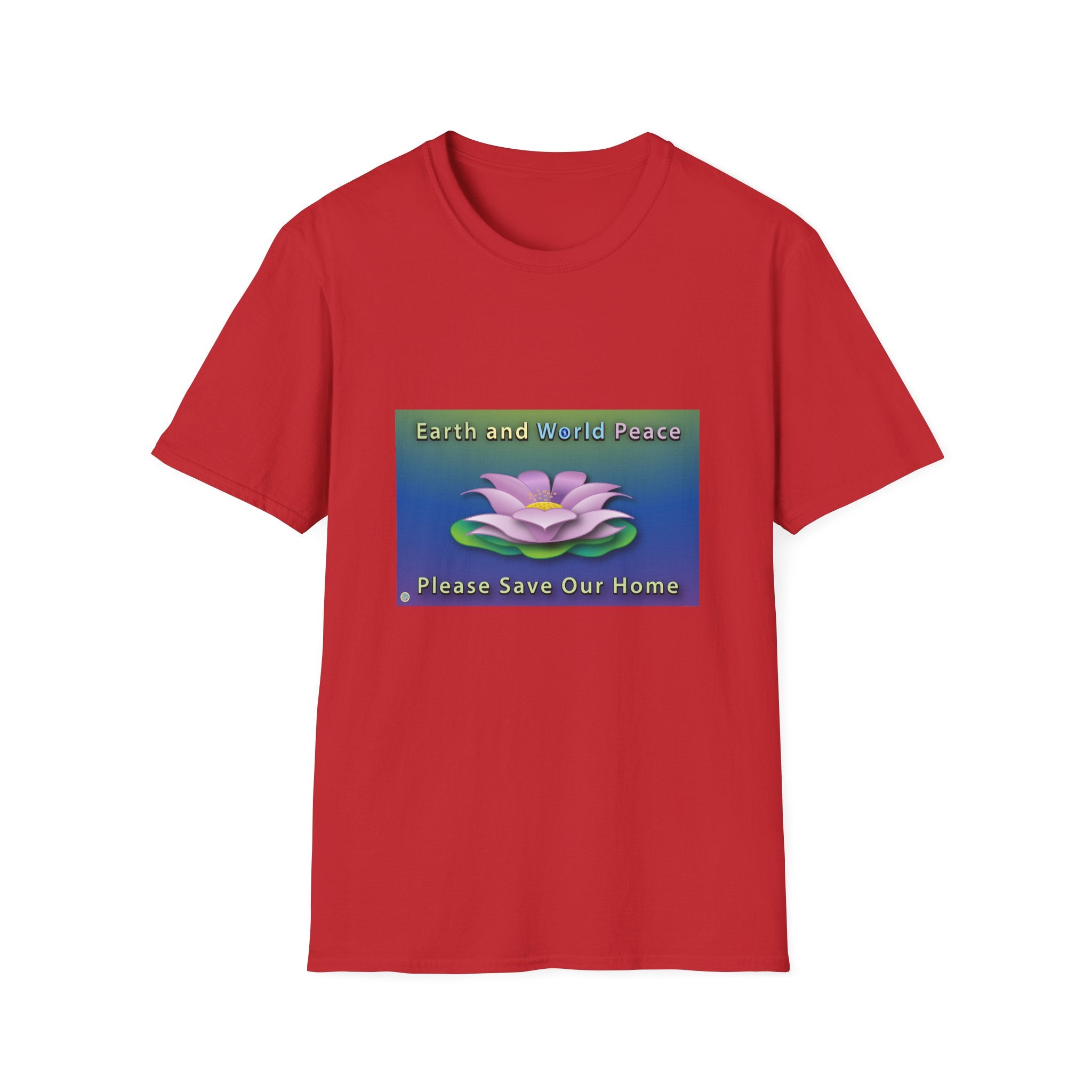 Floating Lotus Unisex Softstyle Tee