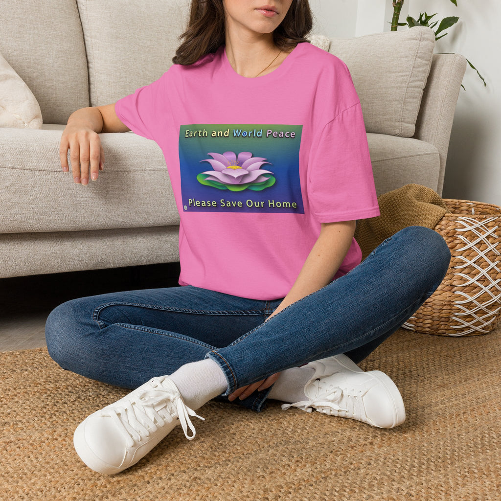 Floating Lotus Unisex Softstyle Tee