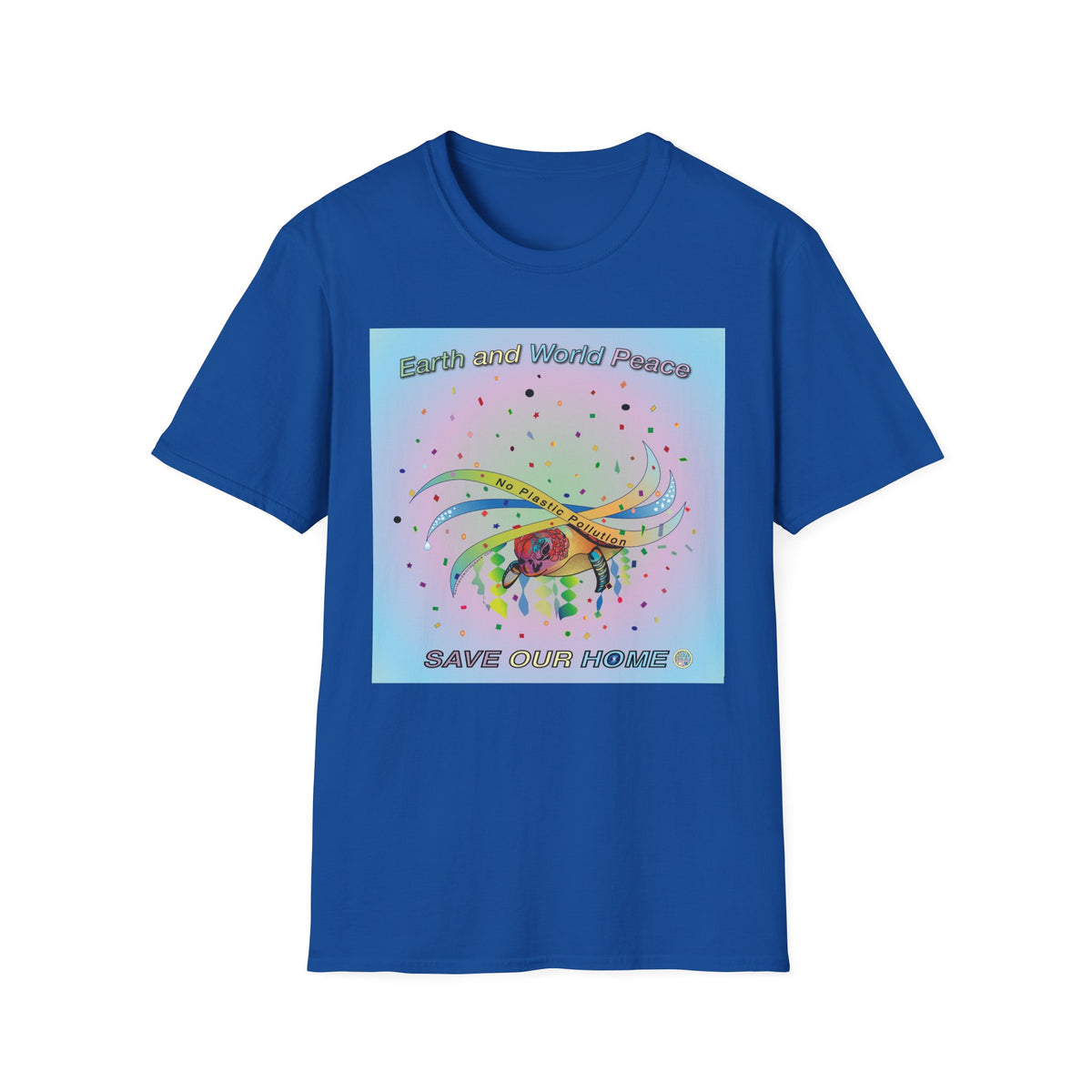 Plastic Pollution Turtle T-Shirt