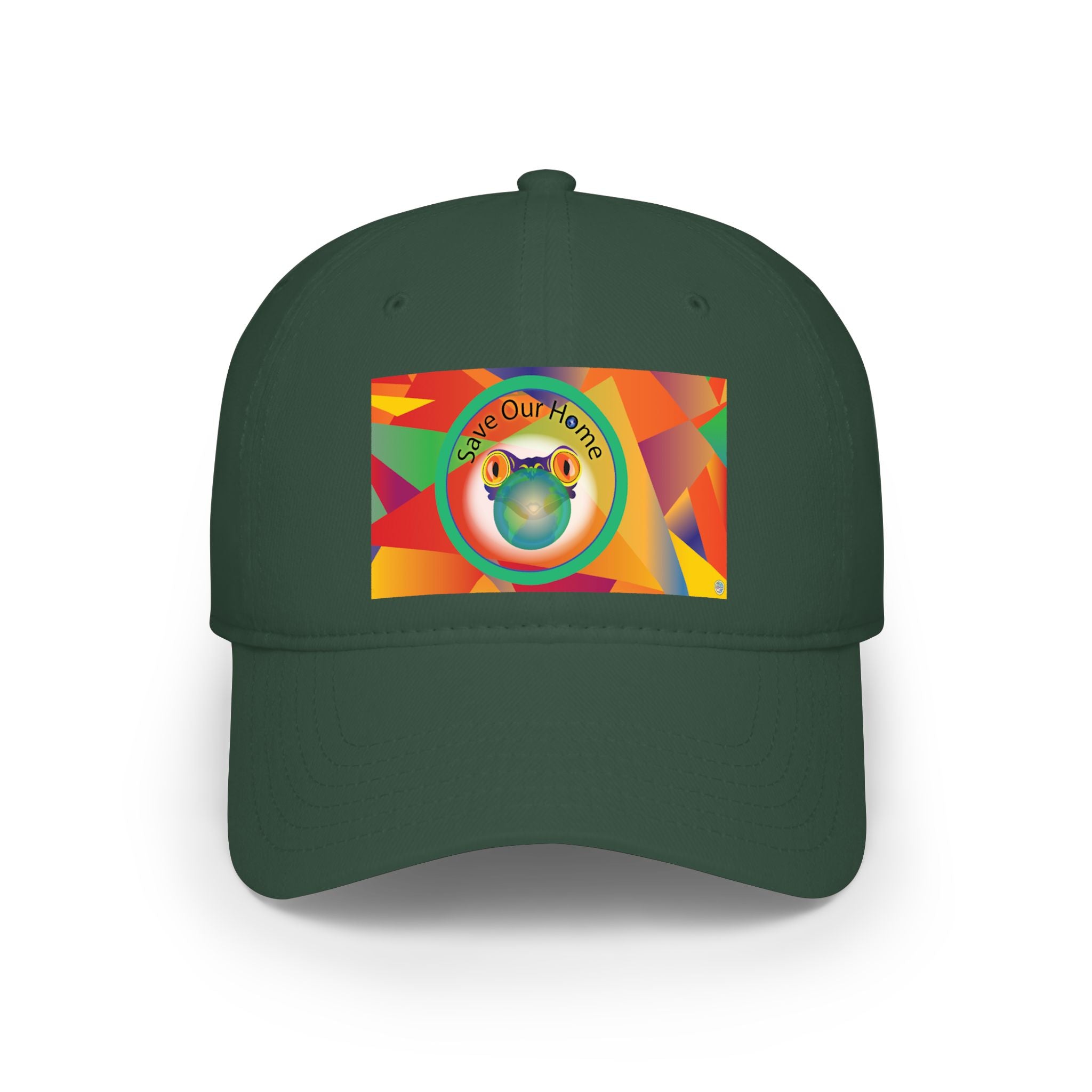 Frog Bubble Gum Earth Baseball Cap — Earth and World Peace Design