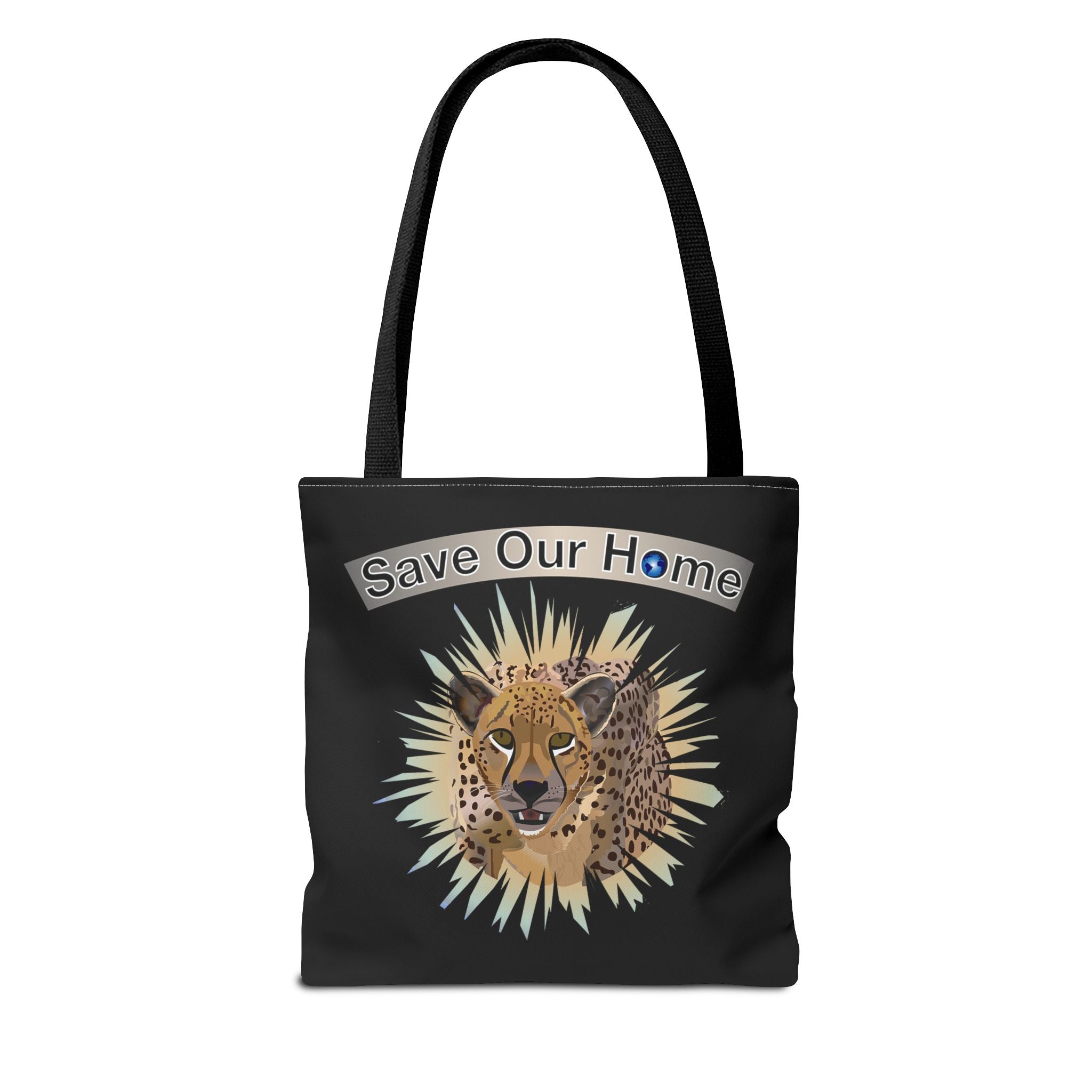 Cheetah Midnight Tote Bag