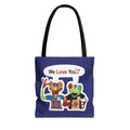Mc Frogs We Love You Sticker Tote