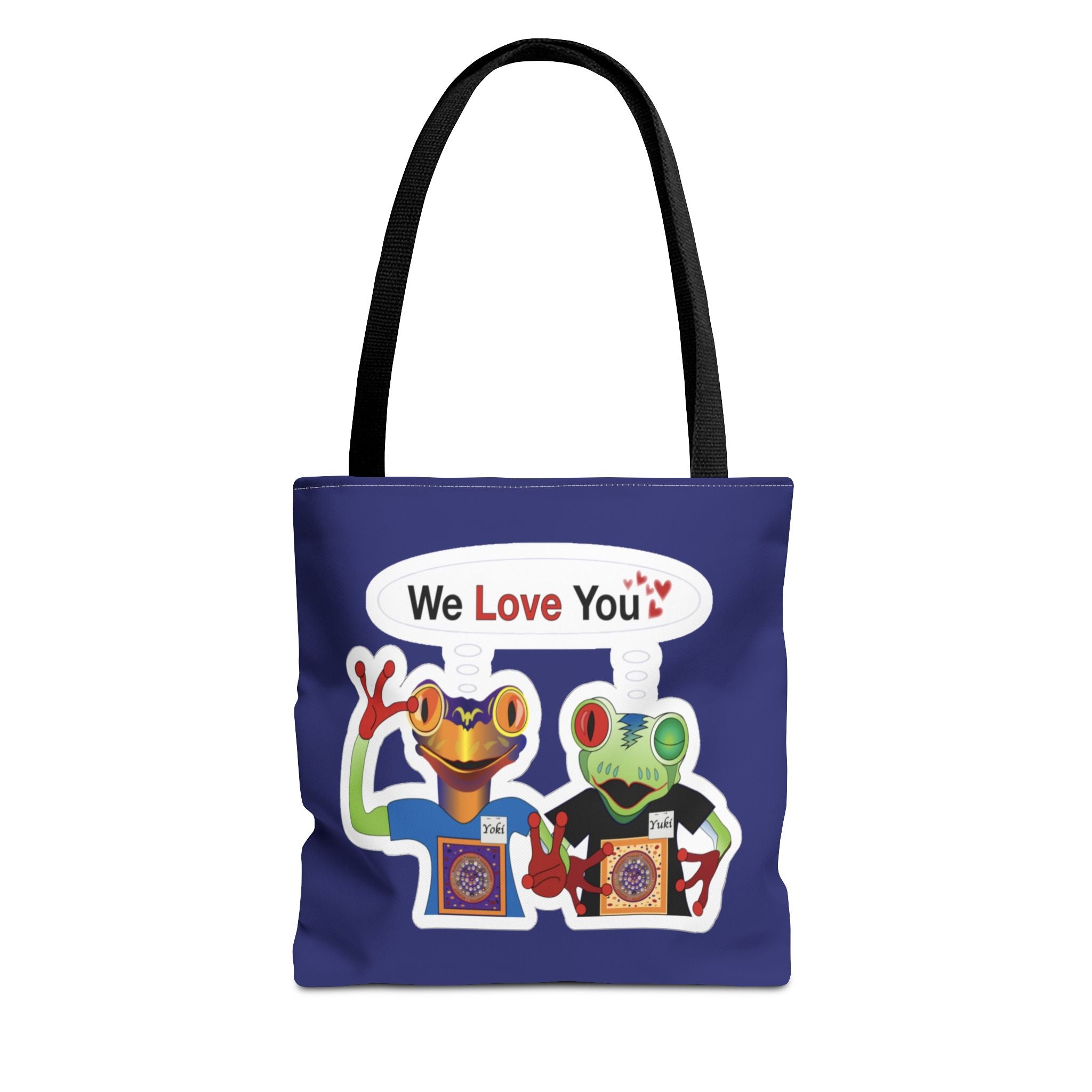 Mc Frogs We Love You Sticker Tote