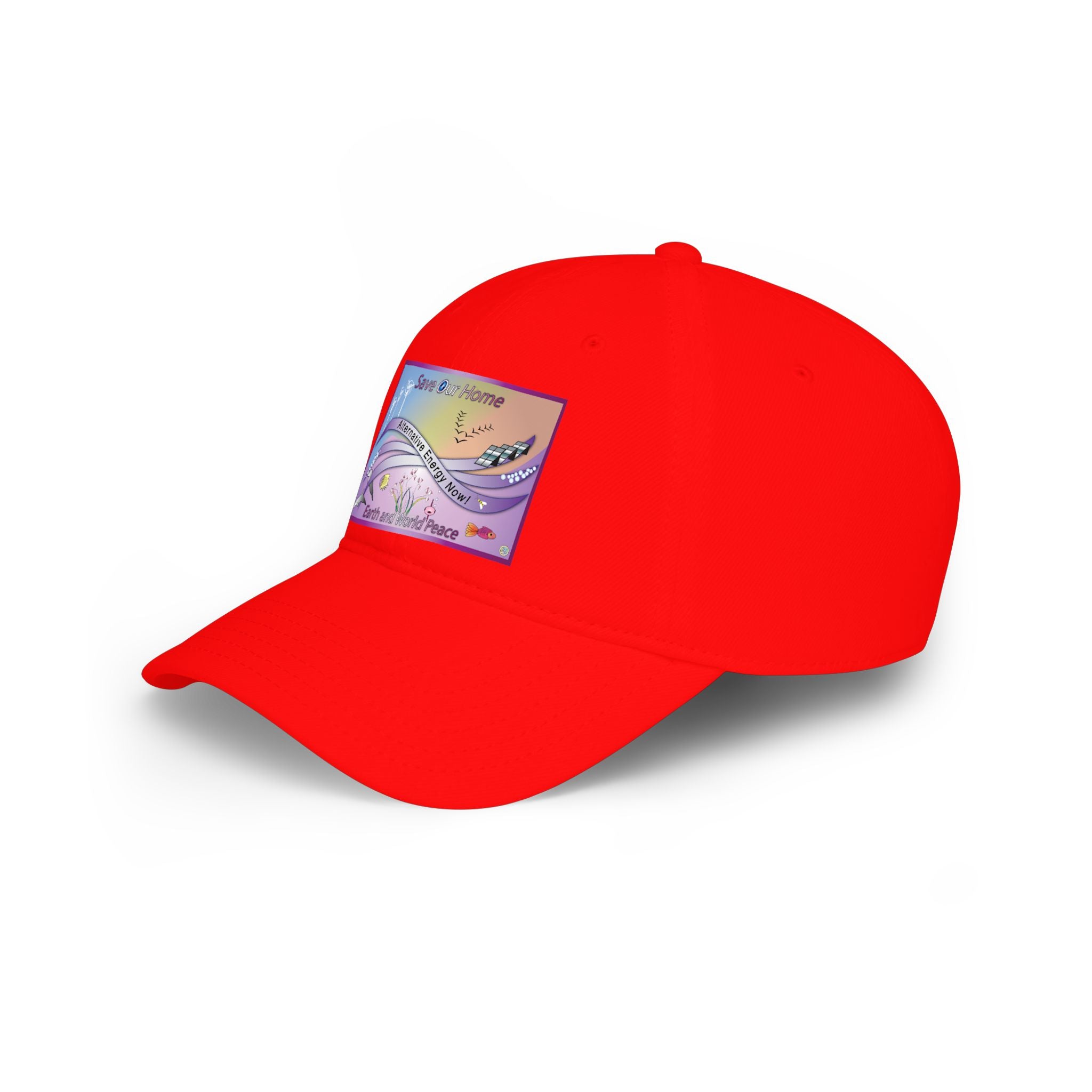 Save Our Planet Clean Energy Baseball Cap — Earth and World Peace Design