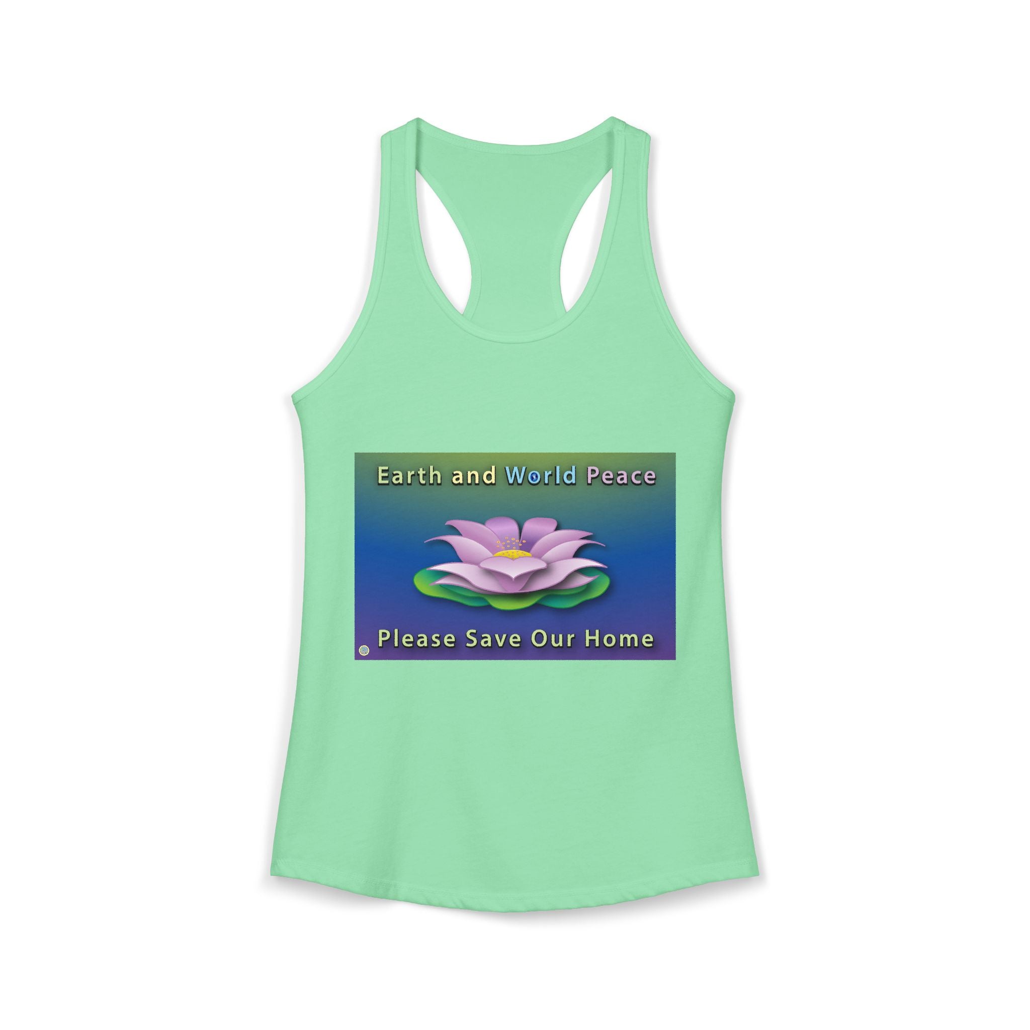 Floating Lotus Racerback Tank