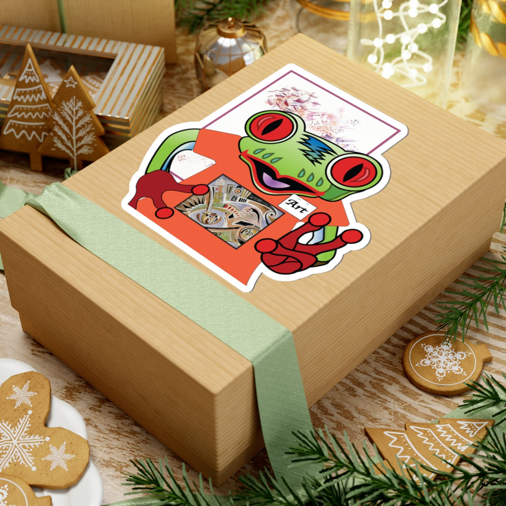 Art McFrog Kiss-Cut Sticker — Loves Art Peace