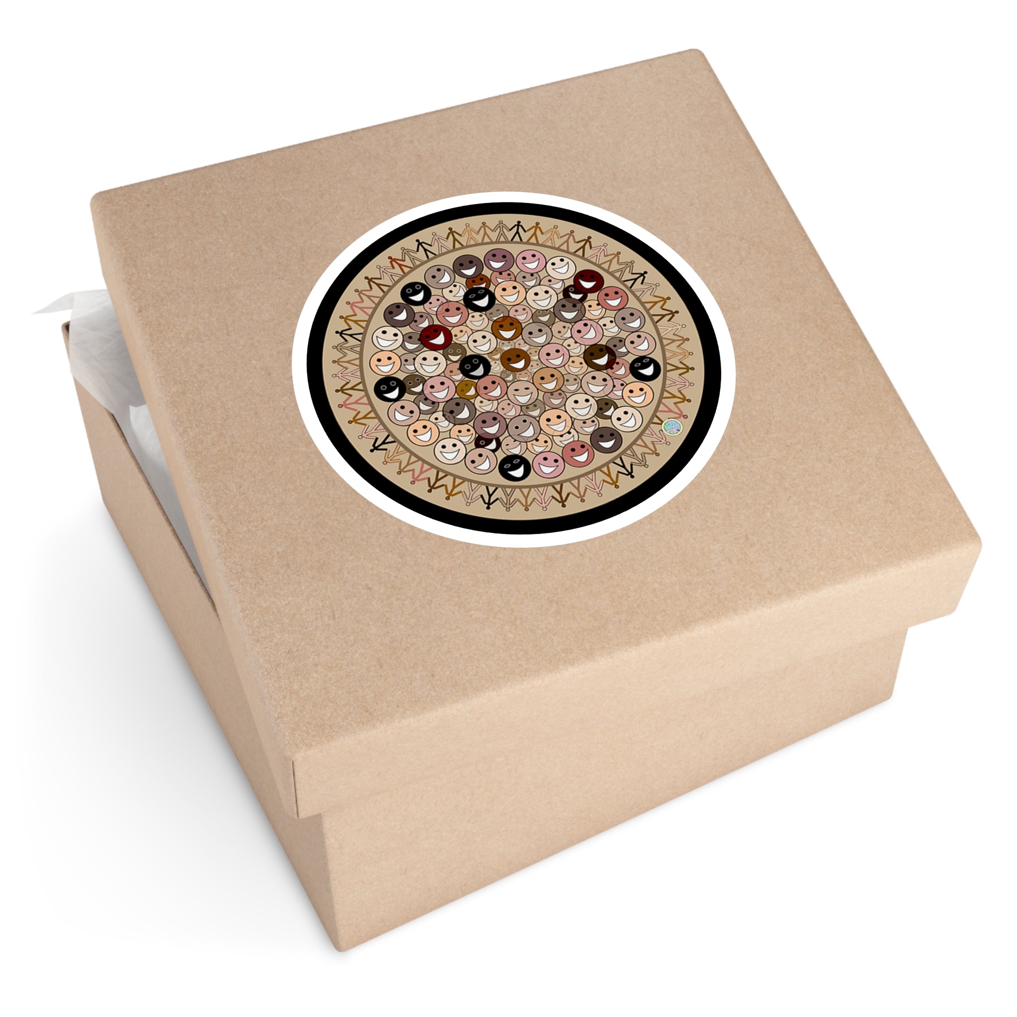 Celebrating Diversity Indoor Outdoor Round Sticker