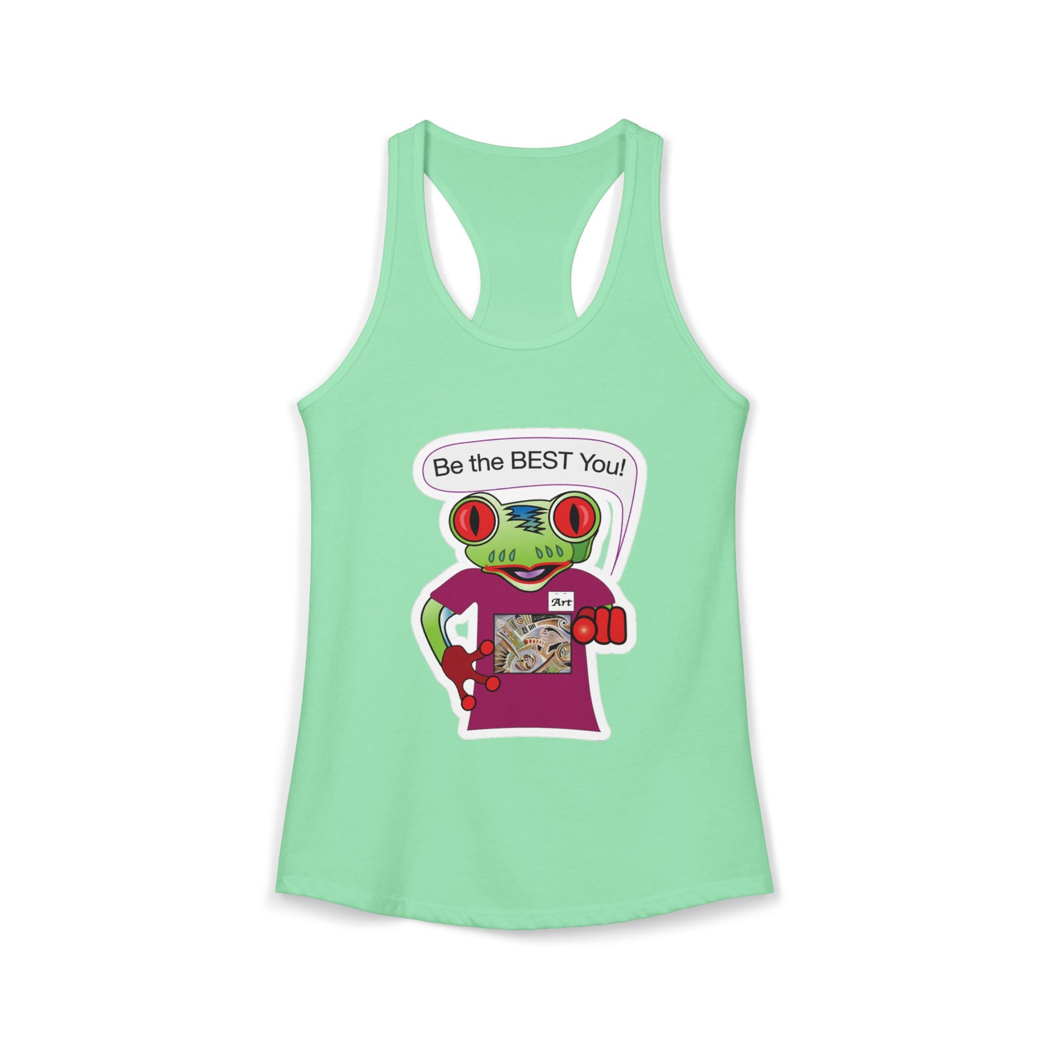 Frog Sticker Tank Tops Be the Best You Can Be