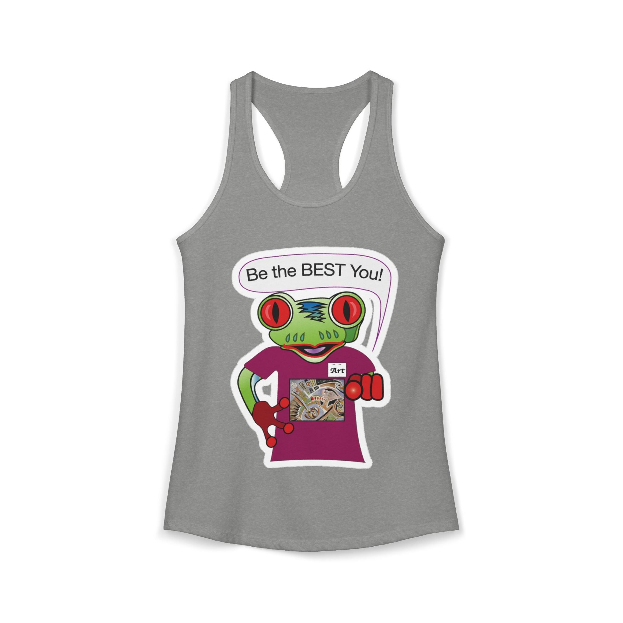 Frog Sticker Tank Tops Be the Best You Can Be