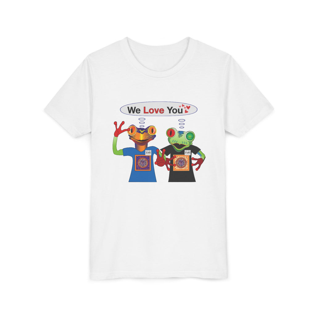 Youth Tee - Mc Frogs say "We Love You" Kids Shirt