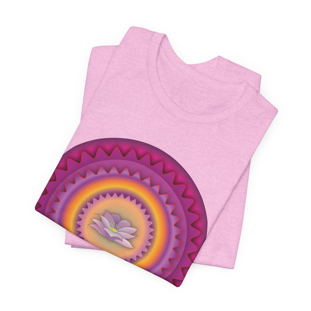 Lotus Petal Art Unisex Softstyle Tee