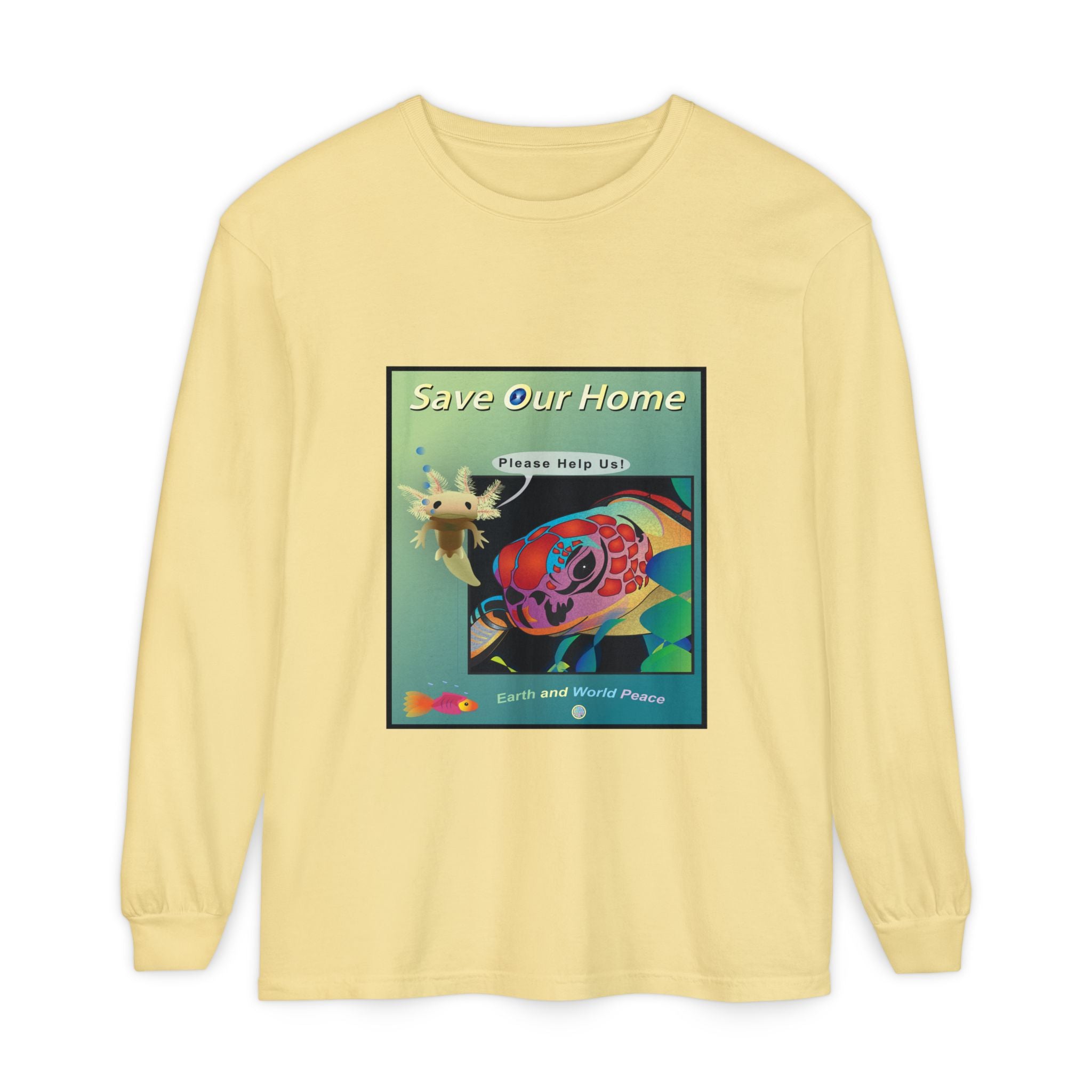 Axolotle and Sea Turtle: Save Our Home