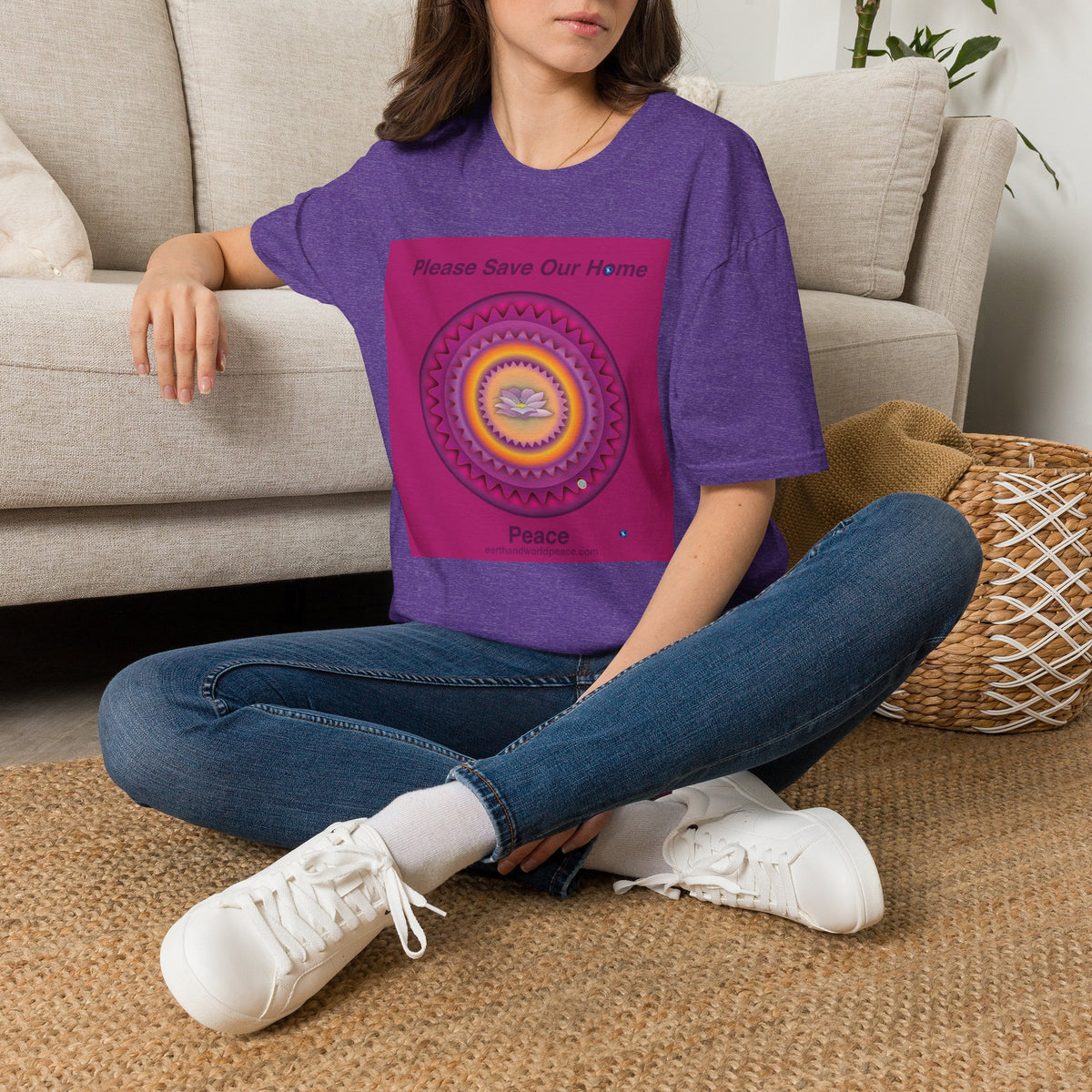 Lotus Petals Peace T-Shirt