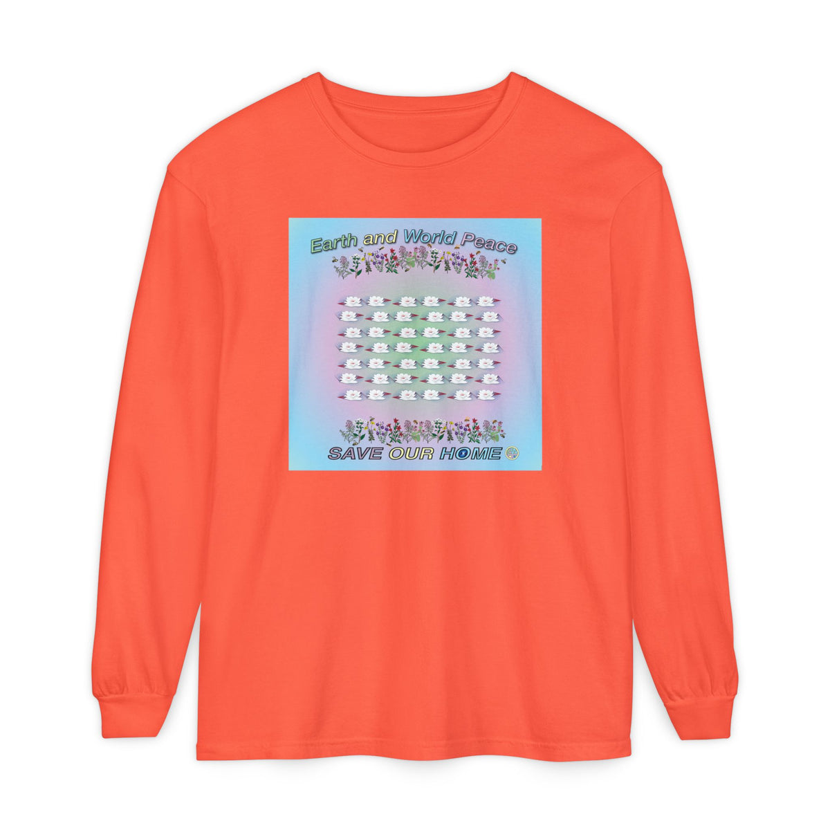 Lotus Flowers Long Sleeve Tee
