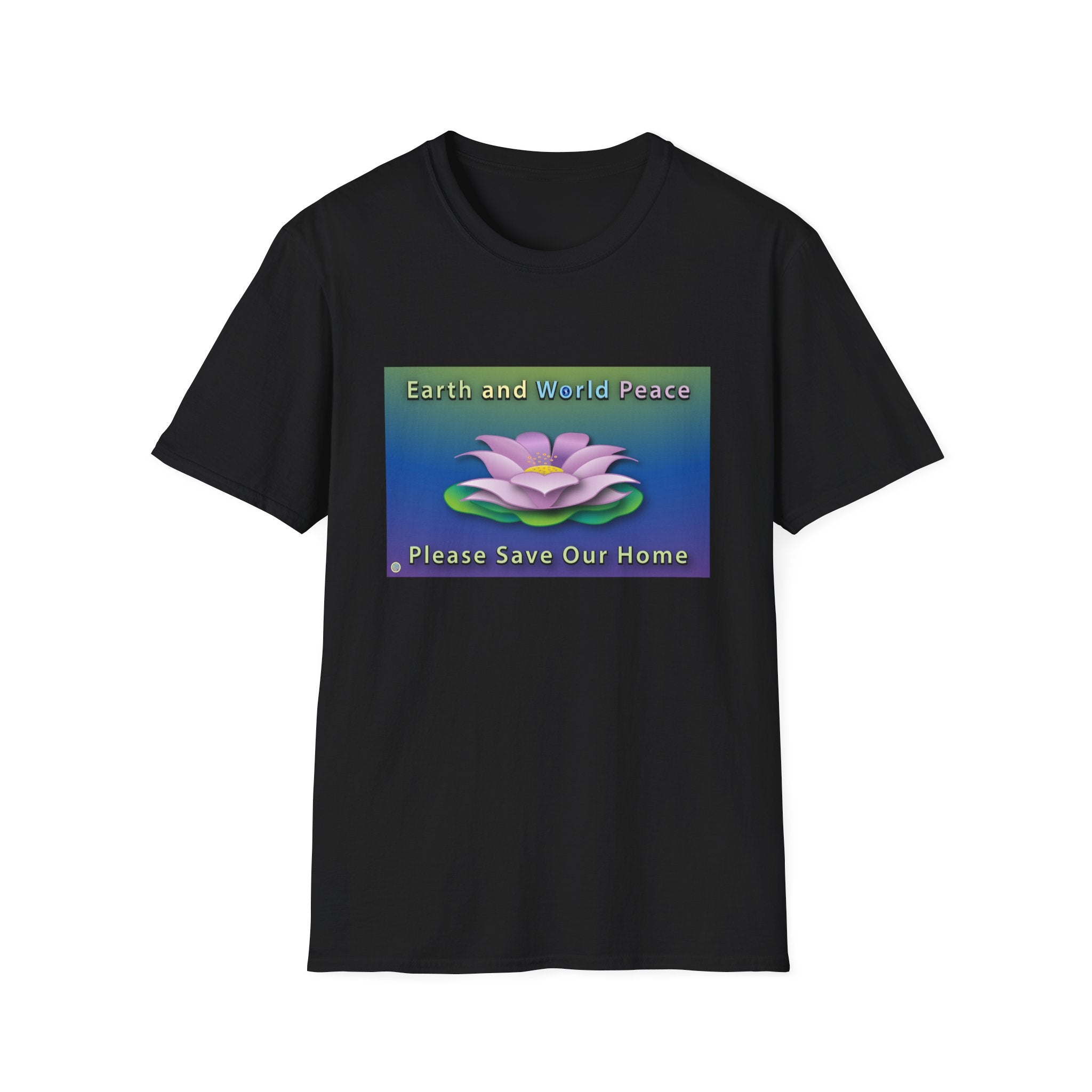 Floating Lotus Unisex Softstyle Tee