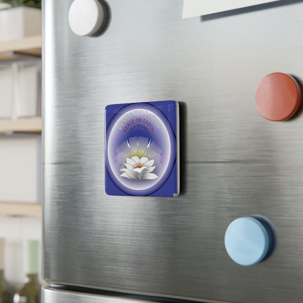 Lotus Blooms & Seeds - 2" Porcelain Magnet