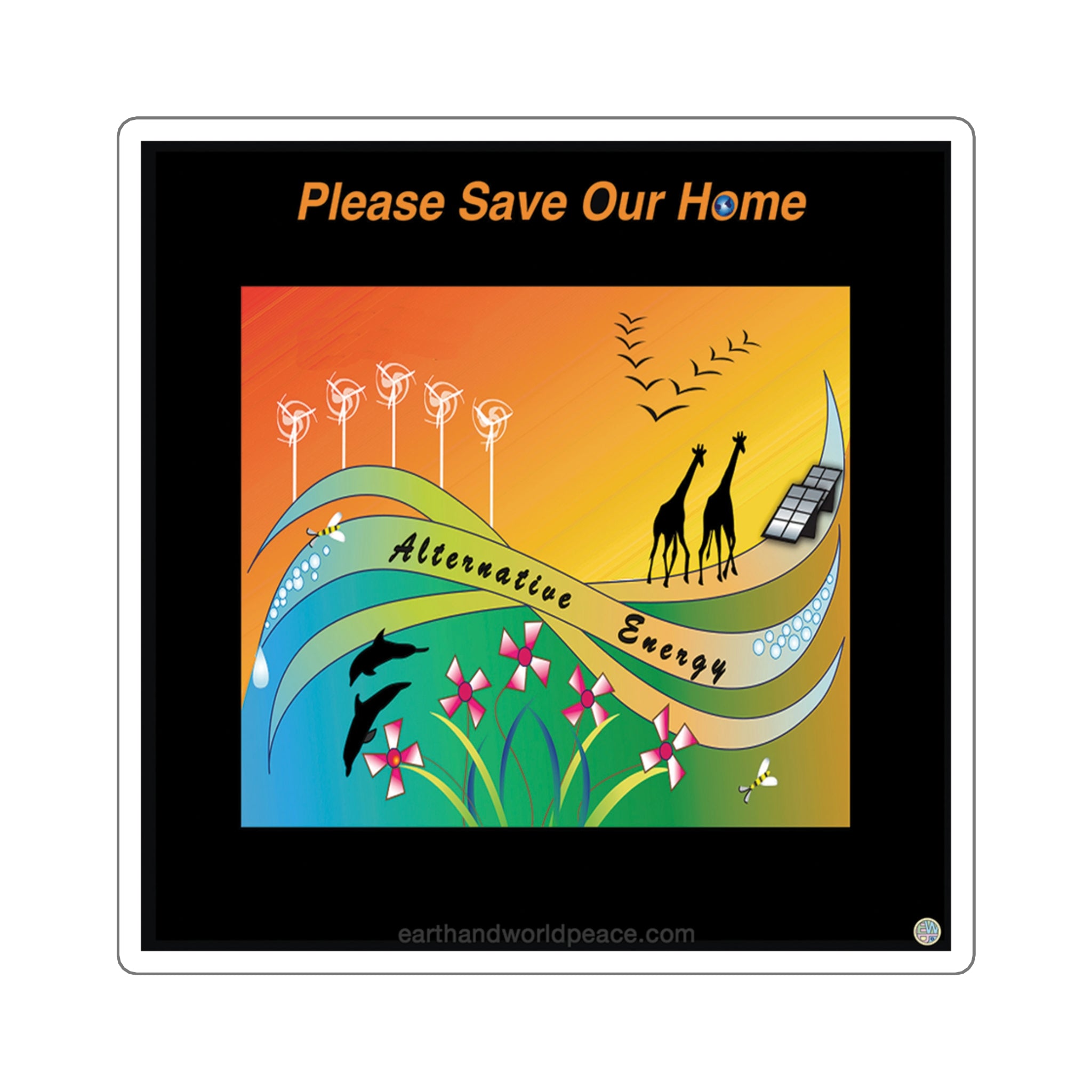 Clean Energy Future 3" Sticker