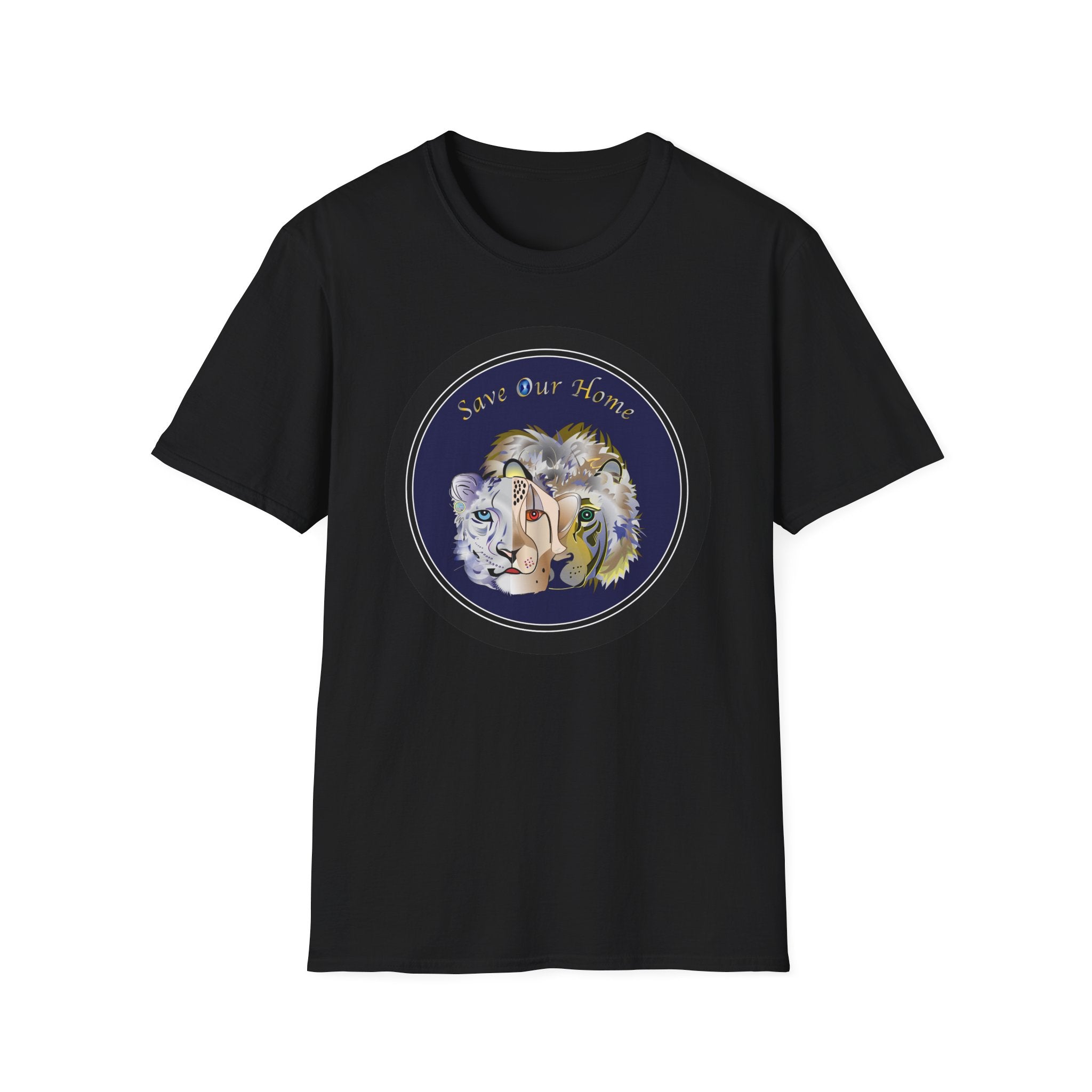 Cat Trio Unisex Softstyle T-Shirt