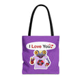 Mc Frog I Love You Sticker 2 Tote