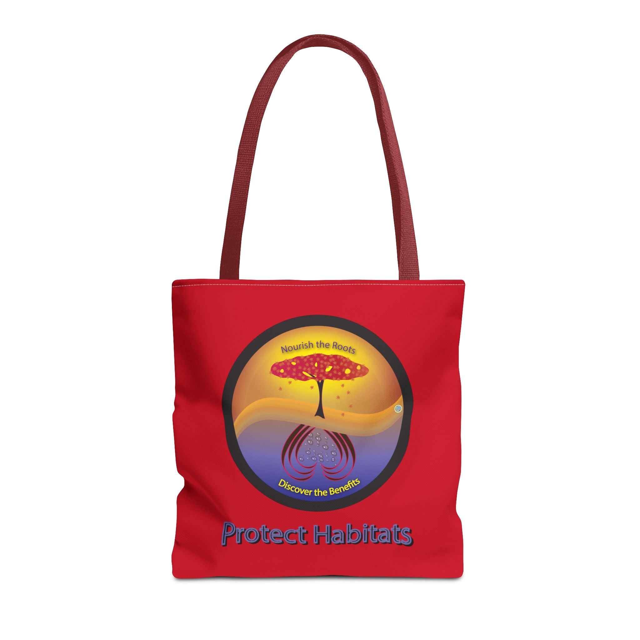 Nourish the Roots Red Tote