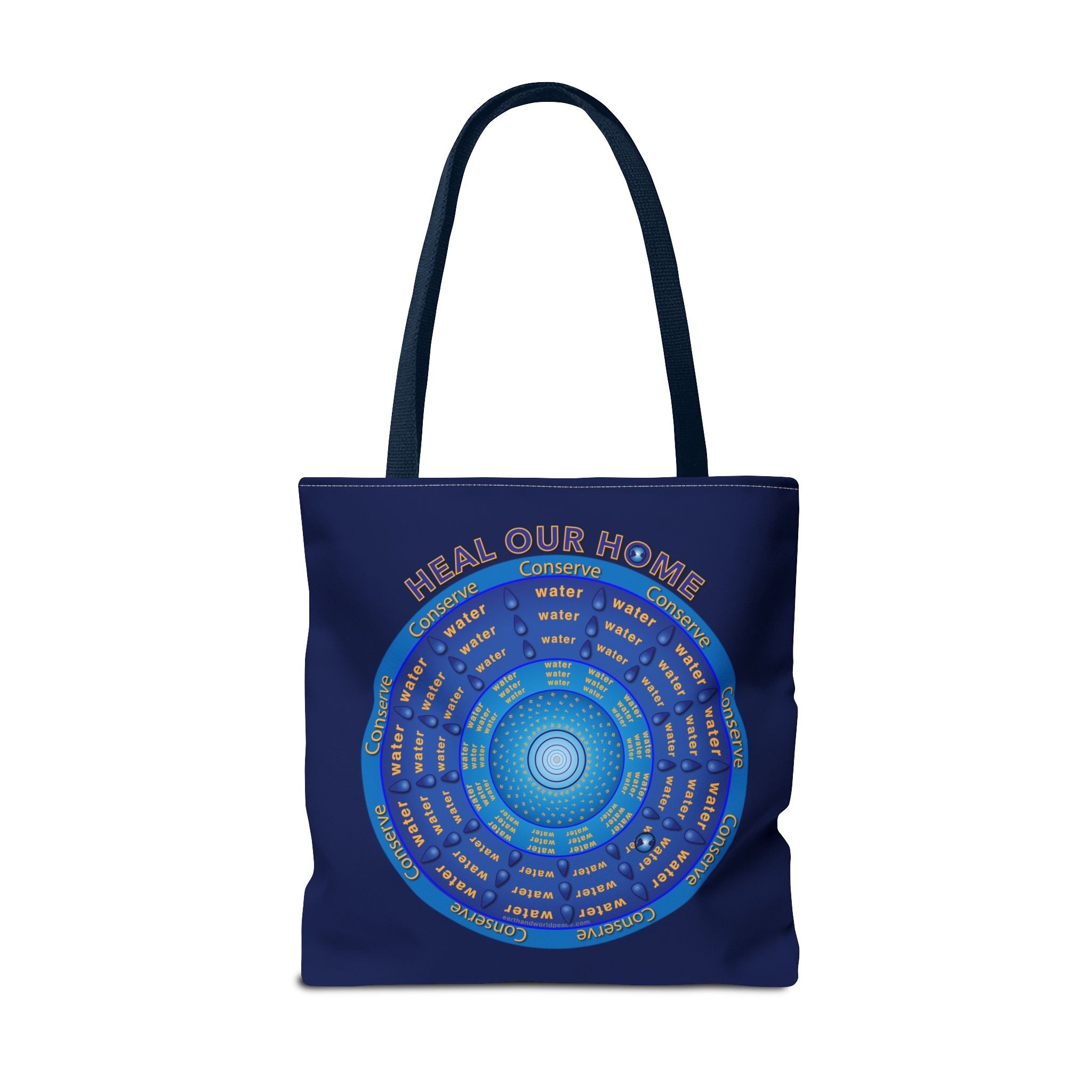 Conserve Water Save Our Planet Canvas Tote Bag