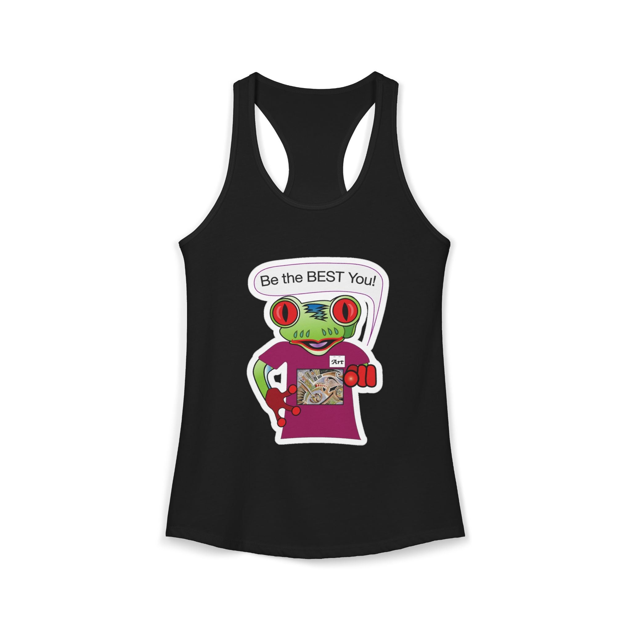 Frog Sticker Tank Tops Be the Best You Can Be