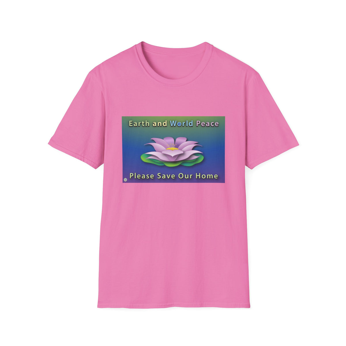 Floating Lotus Unisex Softstyle Tee