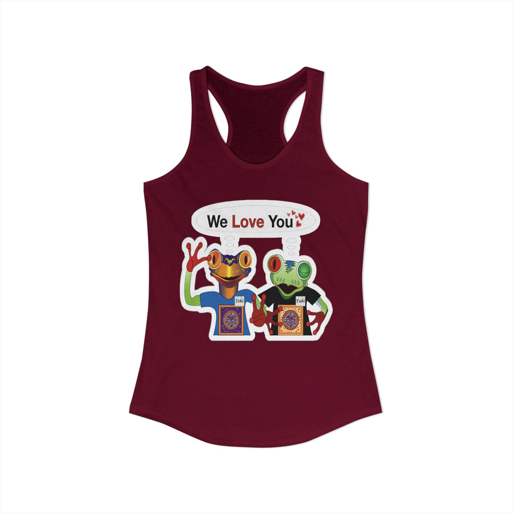 Mc Frog  Sticker Tank We Love You