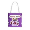 Mc Frog I Love You Sticker 2 Tote